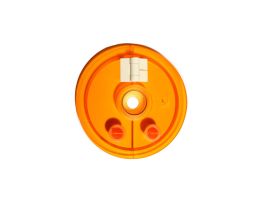 COVER AMBER HINGED LG HOLE