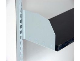 BRACKETS EQUIPMENT SHELF BOOKEND 12IN