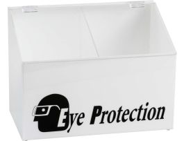 Divided Eyewear Dispenser, 11.5" H x 15.375" W x 9" D, Black on White