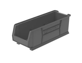 BIN SUPER SZ 29-7/8 X 11 X 10 GRAY