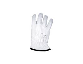 Goat Skin Leather Protector Glove, 10" length, size 9