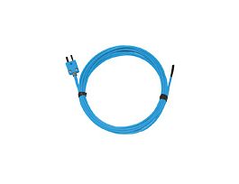 Flexible Thermocouple Probe, PVC Insulated Wire, 20G, Ungrounded, Stripped Leads, Type T; 120" L