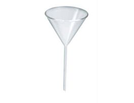 6140 Glass Funnel, 100 mm top dia, 225 mL, 6/cs