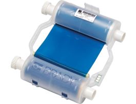 B30 Series R10000 Printer Ribbon, Roll of 200', Blue, 4.33" W