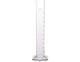 Graduated Cylinder, Glass, Hexagonal Base, 1000 mL, 1/pk