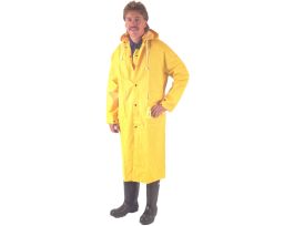 Boss® Premium Two-Piece 48" Raincoat - 0.35 mm, Yellow, 4X