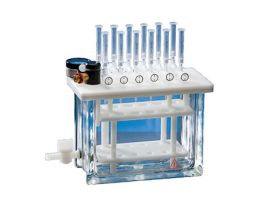 Column Sample Processing Manifold, 12 columns, 16 x 100 mm rack