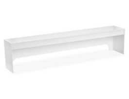 FUME HOOD SHELF TRIPPNT PVC WHITE 4 FT