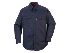 SHIRT LTWEIGHT BIZFLAME 88/12 NAVY BL L