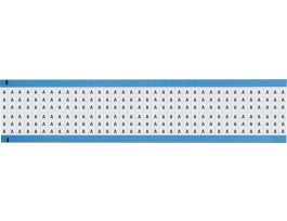 Alphabetical Vinyl Cloth Upper Case Scored Wire Marking Cards, A 1800 Total