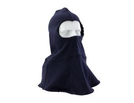 12 Cal FR Balaclava, 6.5oz Rib Knit Cotton, Single Layer, Navy