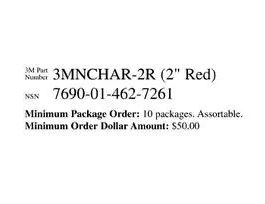 3M™ Diamond Grade™ Ship Board Label Kit 3MNKITB, 3975, Blue, Letters and Numbers, 2 in, 10/Pkg, 80 Package Total