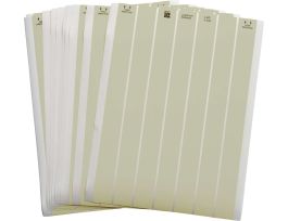 LaserTab High Temp Polyimide Lbls 0.5 in H x 1 in W Amber 76/PK