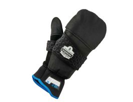 816 Black Thermal Flip-Top Gloves