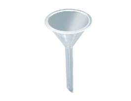 FUNNEL 60DEG PP - 75MM BG