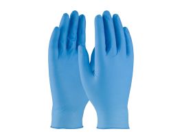 9" PF Industrial Blue Nitrile Glove 2X,QRP