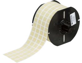 B33 Series Amber Polyimide Labels 0.5 in H x 0.5 in W Amber 5000/RL