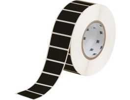 Matte General Purpose Polyester Labels 1 in H x 2 in W Black 3000/RL