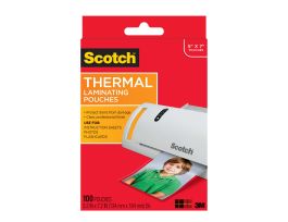 Scotch™ Thermal Pouches TP5903-100, for 5"x7" Photos 100 CT
