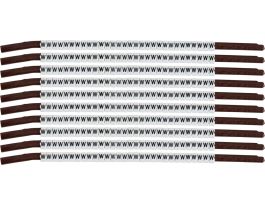 ClipSleeve Wire Markers Size 15 Nylon 14 AWG - 12 AWG, W Pack of 300 Each