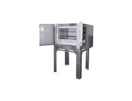 Metal oven stand for high temperature bench ovens