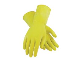 Assurance Unsupport Latex, Ylw., 16 Mil, 12 Inch, Flocked, Honeycomb, SM