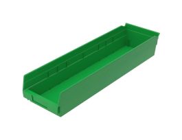 BIN SHELF BIN 23-5/8 X 6-5/8 X 4 GREEN