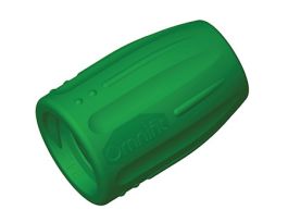 Colored Caps for Standard Connectors and Valves, PP, green; 10/pk