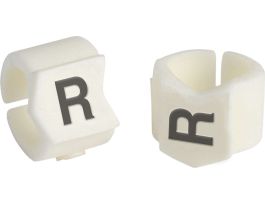 ClipSleeve Wire Markers Size 23 Nylon 8 AWG - 4 AWG, R Pack of 50 Pieces