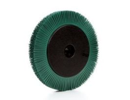Scotch-Brite™ Radial Bristle Brush, 8 in x 1 in x 1-1/4 in 50 with Flange, 2 ea/Case