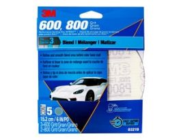 3M™ Performance Sanding Discs with Stikit™ Attachment, 03219, 6 in, Assorted Grits, 5 discs per sleeve, 20 sleeves per case