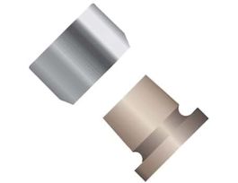 Super Flangeless Ferrule, Natural PEEK/SS Ring, 1/16" OD Tubing, 10-32 Flat Bottom; 10/Pk