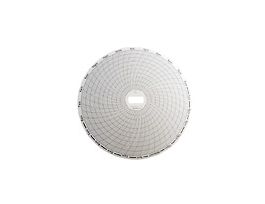 Chart Paper for 6" Circular Recorders; 24 hour, 0 to 250C, 60/pk