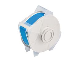 GlobalMark High Performance Polyester Labels 1.125 in W x 100 ft L Light Blue