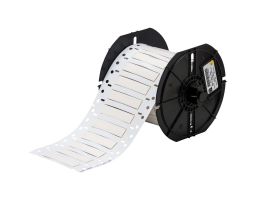 B33 Series PermaSleeve High Temp PVDF Wire Marking Sleeves, 0.25" Dia x 2" W, White