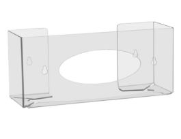 GLOVE BOX HOLDER SGL TWO FACED 11X5X4IN