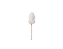 Cleanroom swab; foam bud tip and hardwood handle; 1.10"L tip, 500/pk