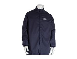 40 Cal FR Jacket, Multi Layer, Cotton, NFPA 70E/ASTM F1506, Navy, 2X