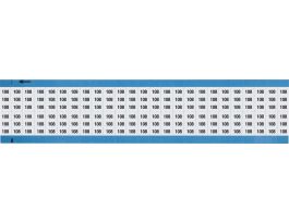 Numerical Wire Markers Repositionable Vinyl 0.75in H Legend: 108, 1250 Total