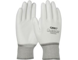 ESD WhtNy SpanWrist/overlock PUPD 12pr/pk 10pk/cs 2X