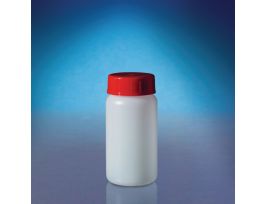 BOTTLE ROUND SCW CAP HDPE RED 27MM 50ML