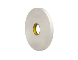 3M™ Urethane Foam Tape 4104, Natural, Variable Width x 18 yd, 250 mil