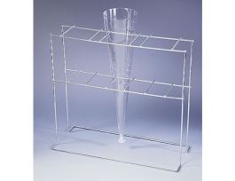 Support Rack for Imhoff Settling Cones, steel, holds 3 cones