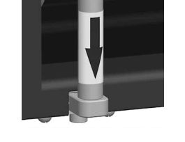 Cell Roller Stacking Rods; 4/Pk