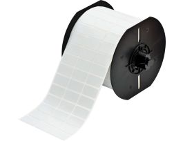 B33 Series Metallized Polyester Permanent Labels 0.5in H x 1in W LGT GR 5000/RL