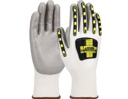 Barracuda® Seamless Knit HPPE Blended Glove with Impact Protection and Polyurethane Coated Palm & Fingers