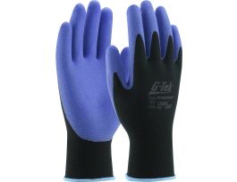 BLUE PVC PALM COAT ON BLACK 15 GAUGE NY