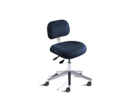 VWR CHAIR ESD CASTER FAB CR NAVY 17-22IN