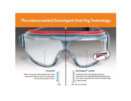 3M™ GoggleGear™ 500 Series GG501SGAF, Clear Scotchgard™ Anti-fog lens 10 EA/Case