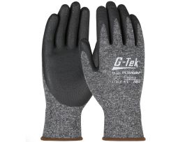 BLK LUNAR FOAM NITRILE PALM DIP ON SALT N PEPPER